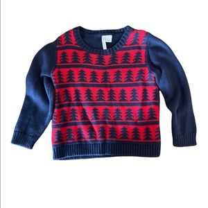 Janie and Jack crewneck tree sweater